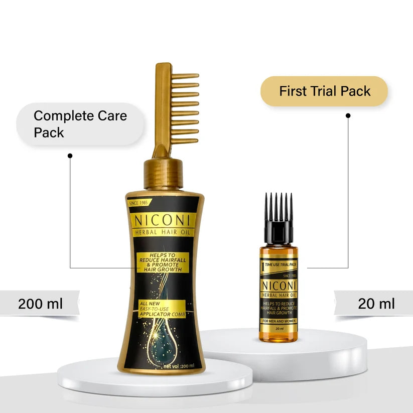 Niconi Herbal Hair Oil Testing Bottle 20 ml