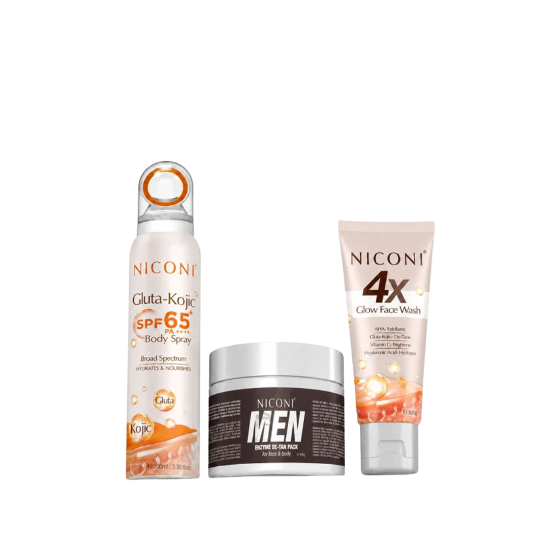 Men Daily Detan + Protect Combo