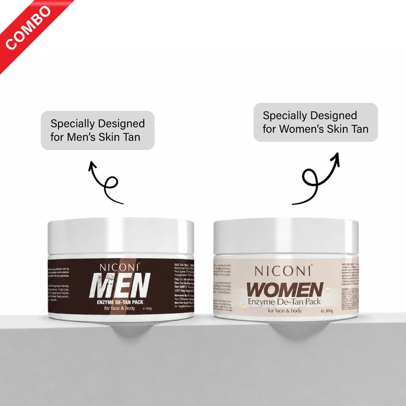 Men & Women De-Tan Combo