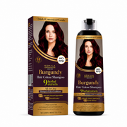 Kokila NO PPD Shampoo Hair Colour - Burgundy 400ml for Women and Men