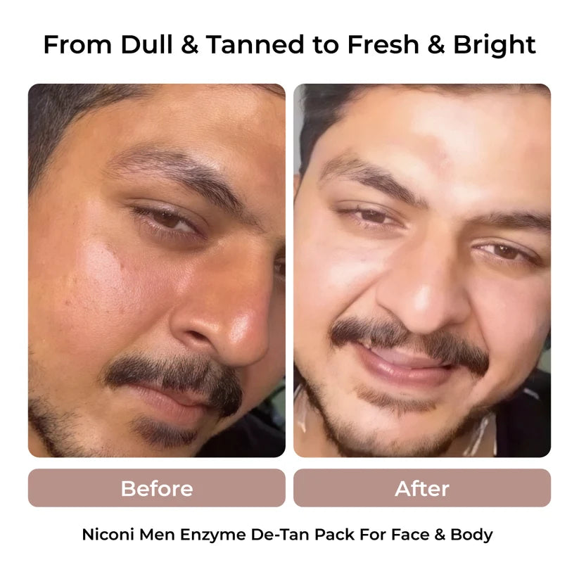 Men Daily Detan + Protect Combo